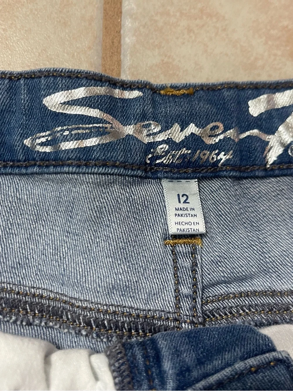 Seven7 Blue Denim Jean Shorts